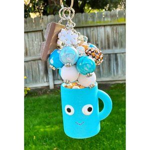 Heidi Kenney x Kid Robot Hot Chocolate Keychain Purse Bag Charm